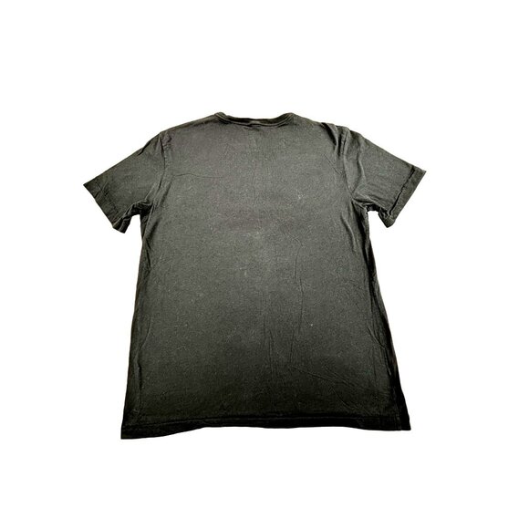 Lacoste Crocodile T-Shirt Mens Black Crewneck Logo 100% Cotton Size 6 - Picture 4 of 7